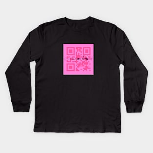A Bea Kay Thing Called Beloved- "The Codeswitcher" Purp Kids Long Sleeve T-Shirt
